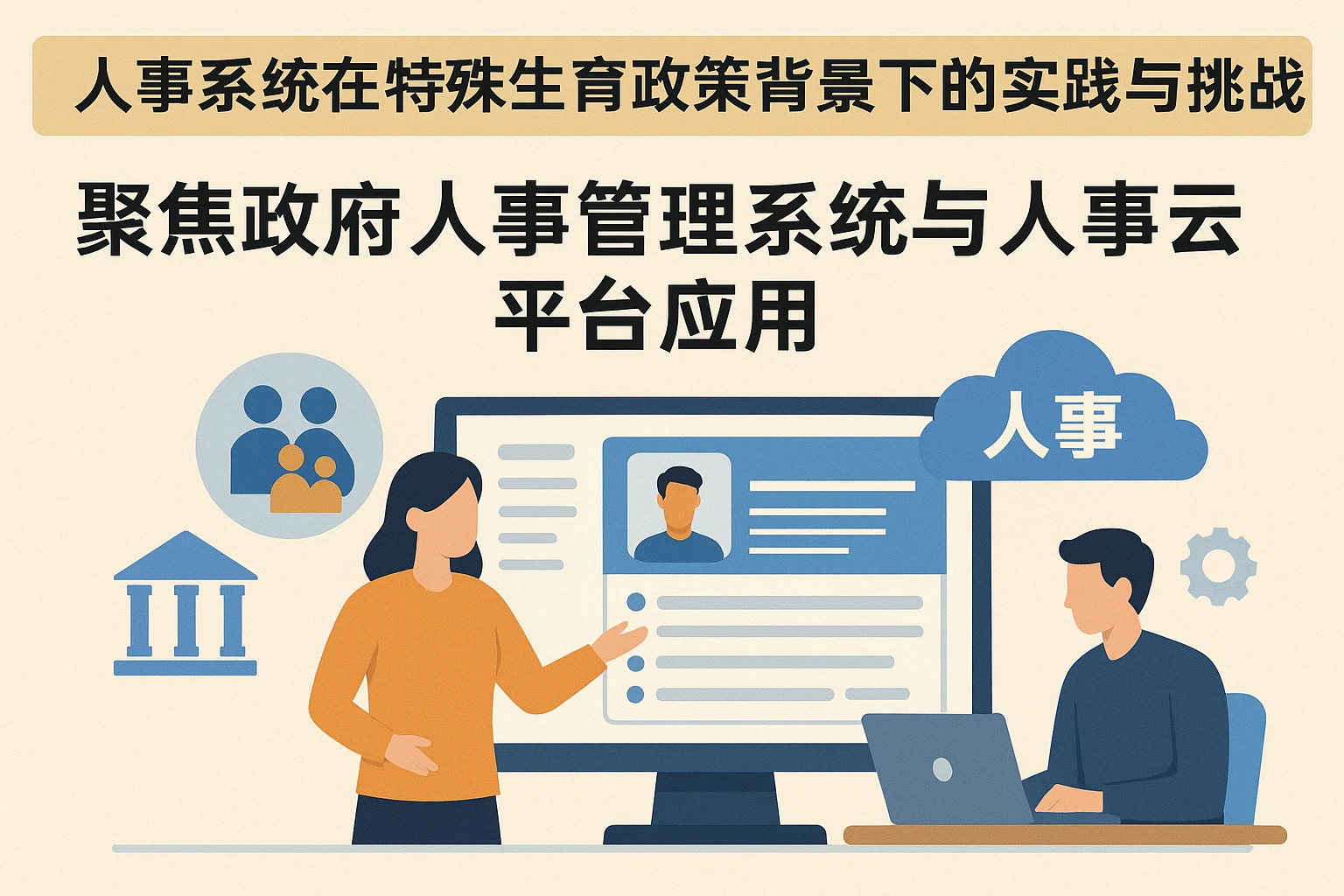人事系统在特殊生育政策背景下的实践与挑战——聚焦政府人事管理系统与人事云平台应用