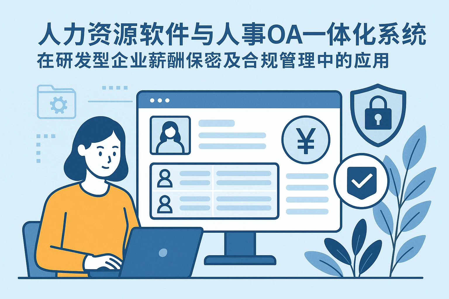 人力资源软件与人事OA一体化系统在研发型企业薪酬保密及合规管理中的应用