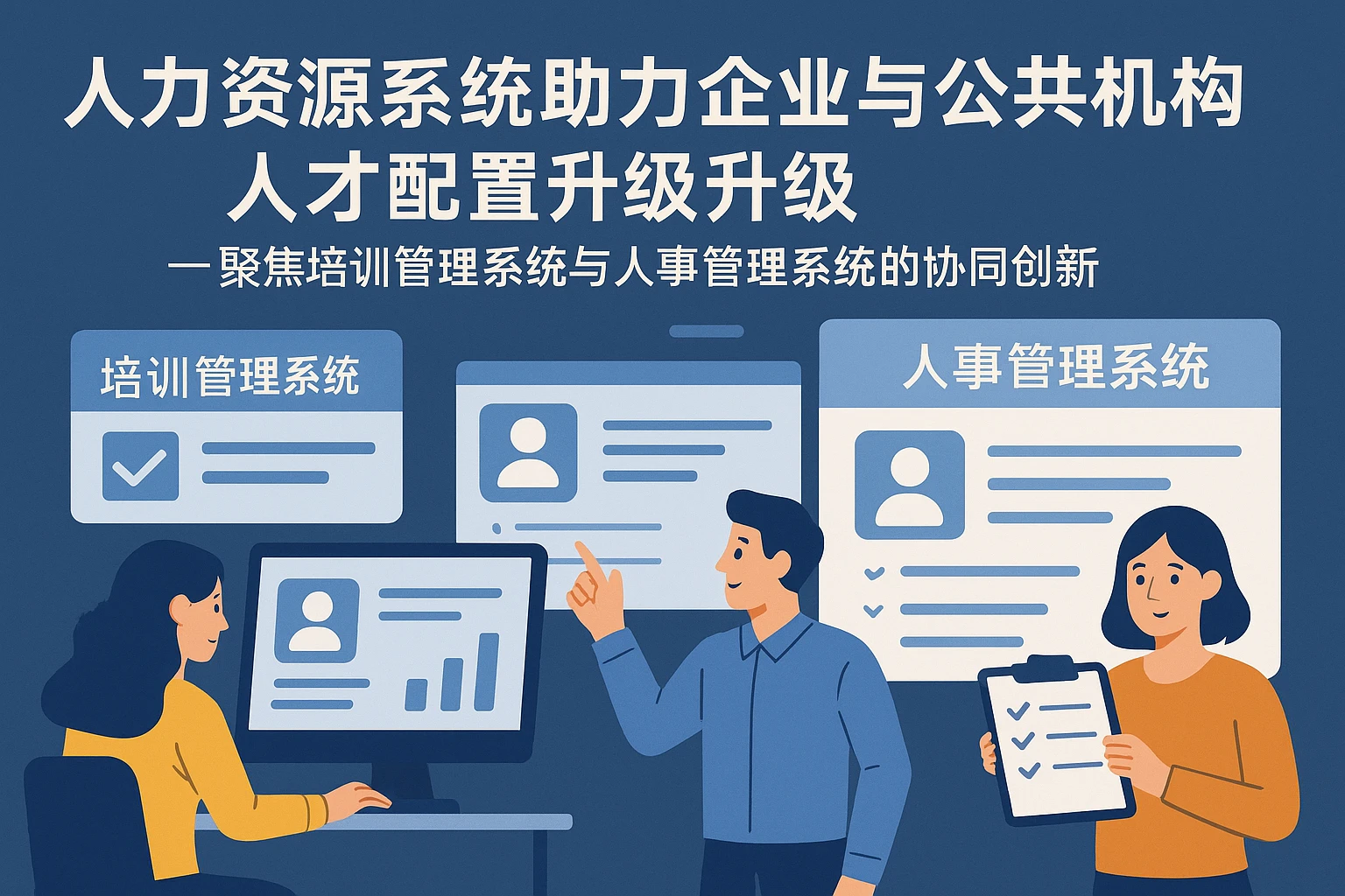 人力资源系统助力企业与公共机构人才配置升级——聚焦培训管理系统与人事管理系统的协同创新