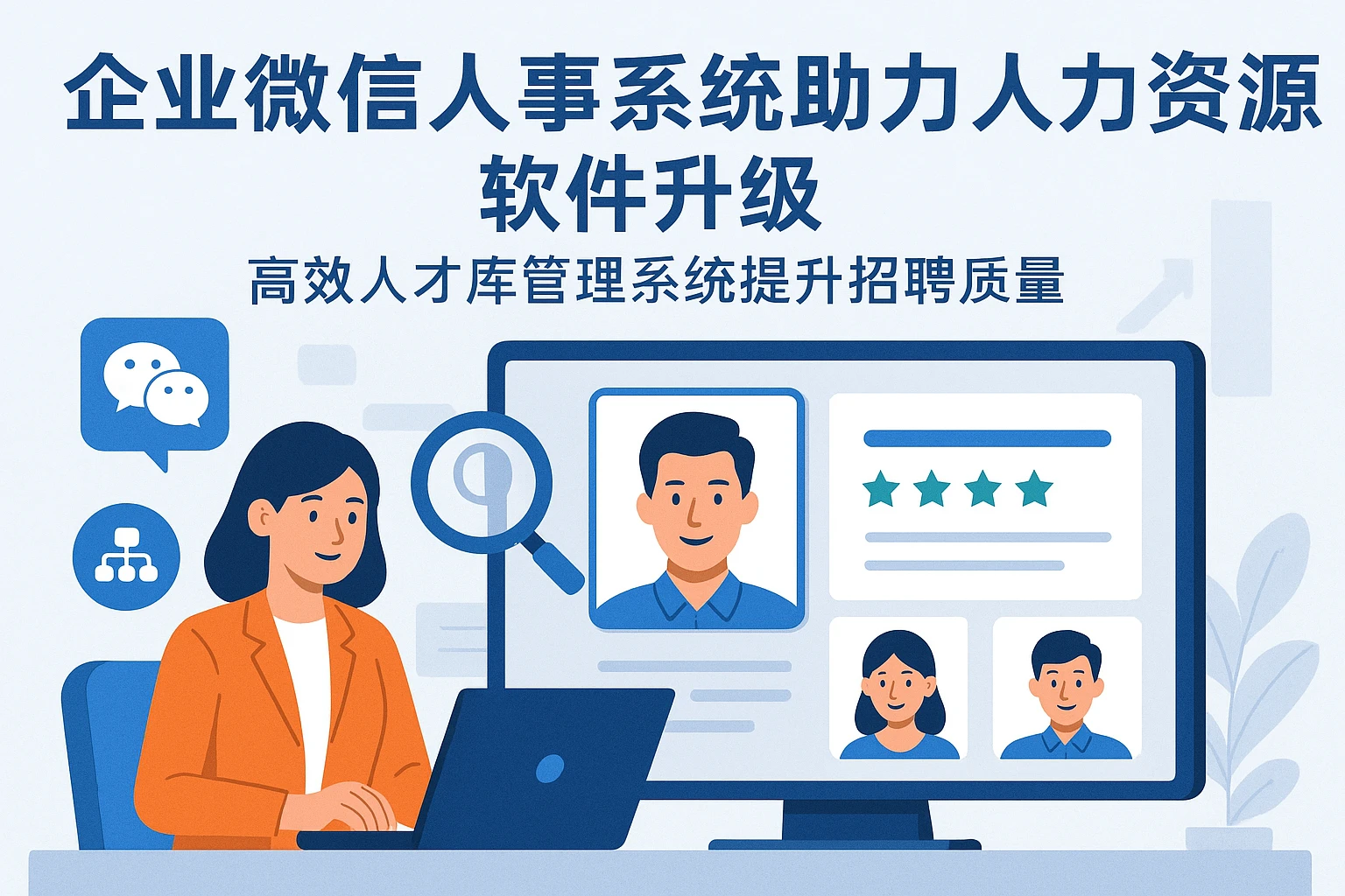 企业微信人事系统助力人力资源软件升级：高效人才库管理系统提升招聘质量