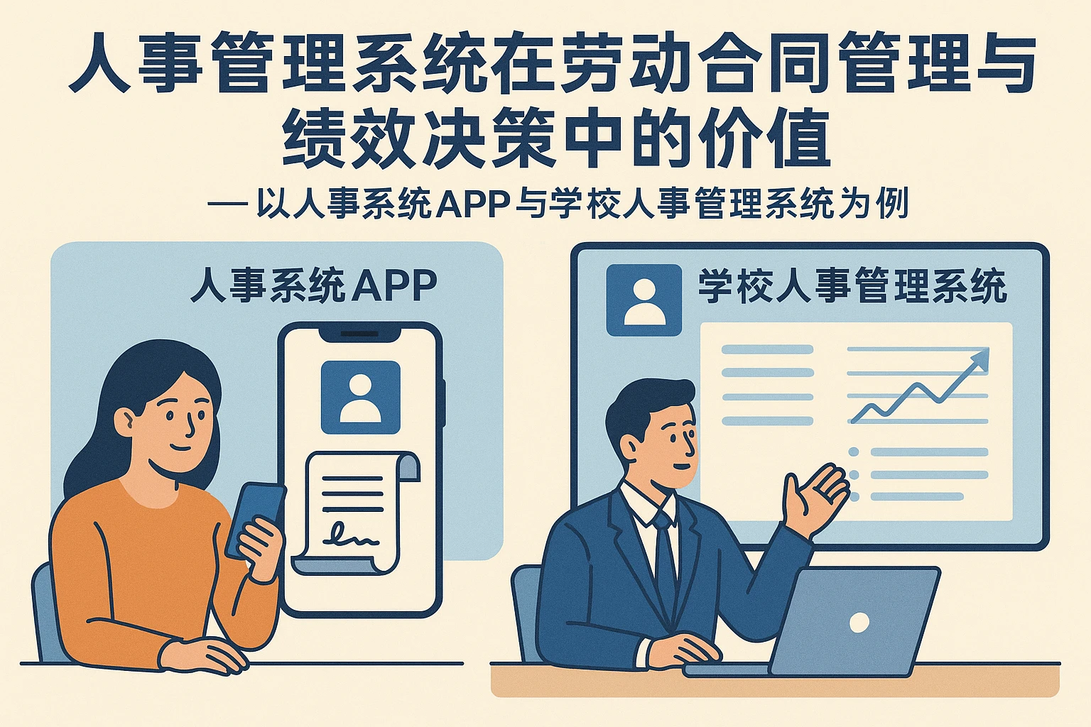 人事管理系统在劳动合同管理与绩效决策中的价值 —— 以人事系统APP与学校人事管理系统为例