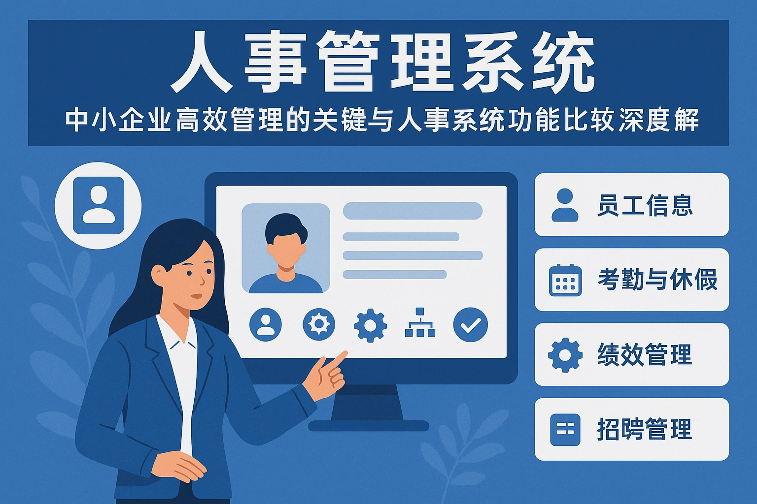 人事管理系统：中小企业高效管理的关键与人事系统功能比较深度解析
