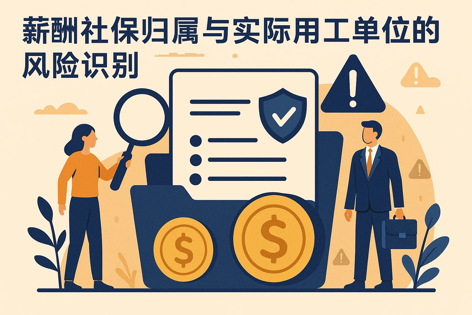 薪酬社保归属与实际用工单位的风险识别