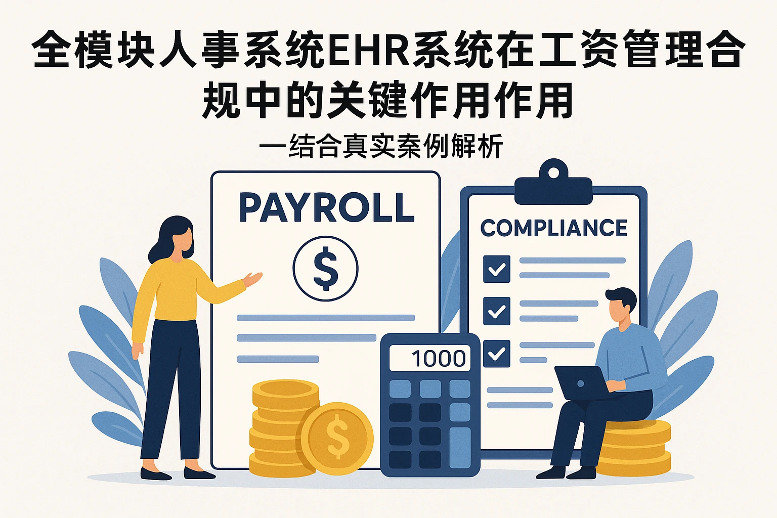 全模块人事系统EHR系统在工资管理合规中的关键作用——结合真实案例解析