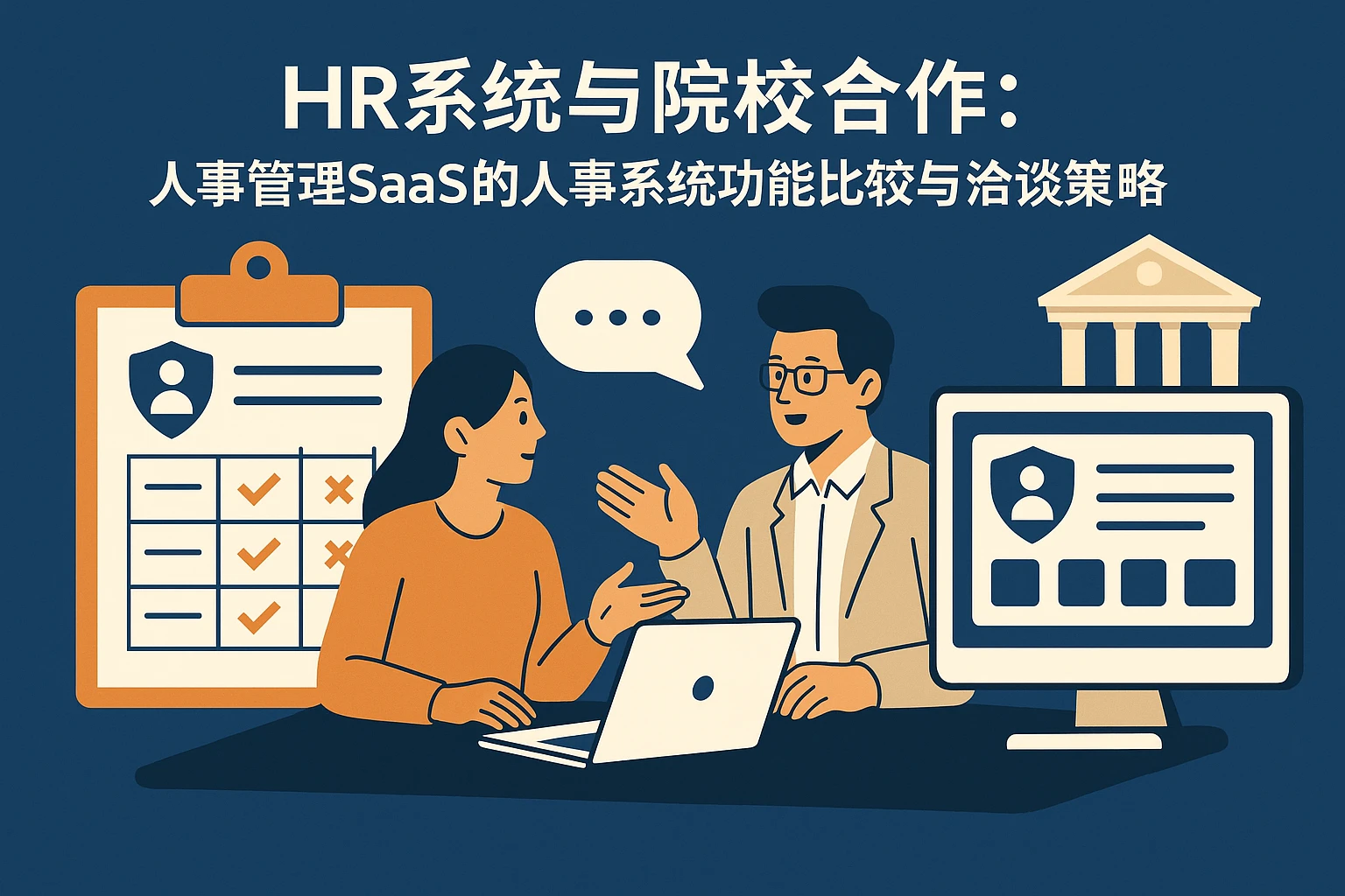 HR系统与院校合作:人事管理SaaS的人事系统功能比较与洽谈策略