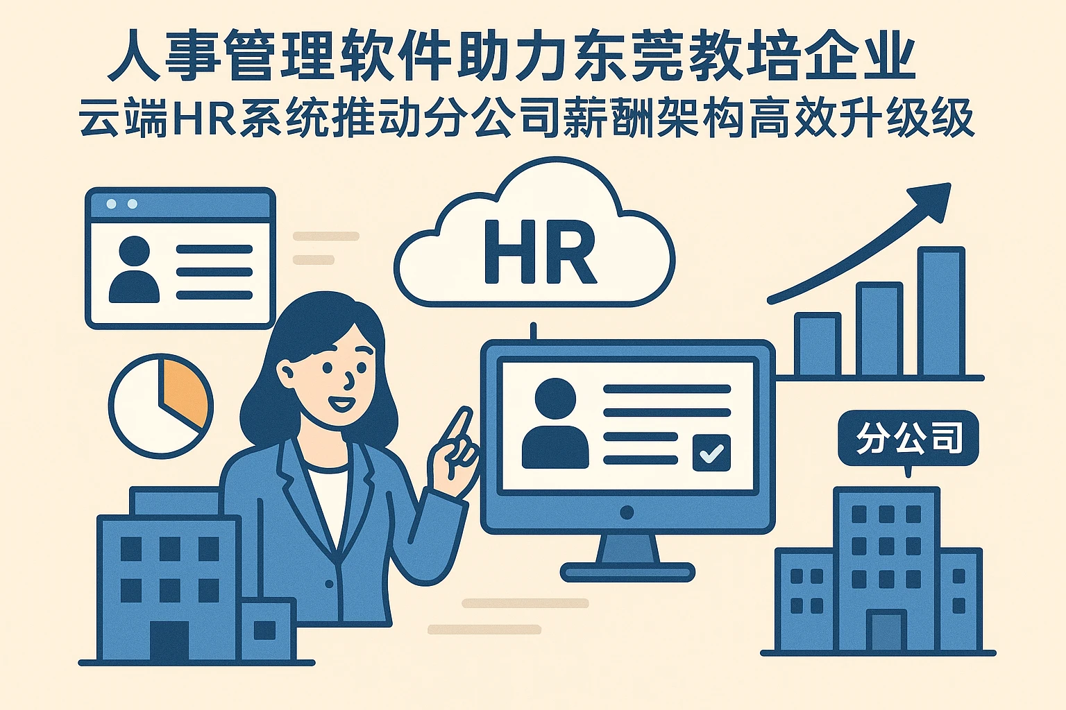 人事管理软件助力东莞教培企业,云端HR系统推动分公司薪酬架构高效升级