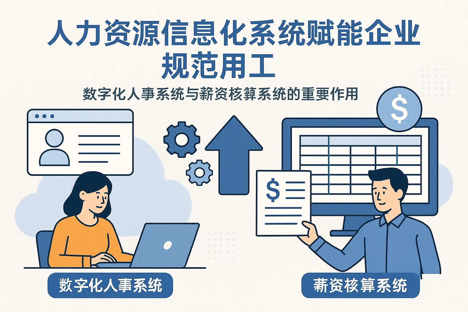 人力资源信息化系统赋能企业规范用工：数字化人事系统与薪资核算系统的重要作用