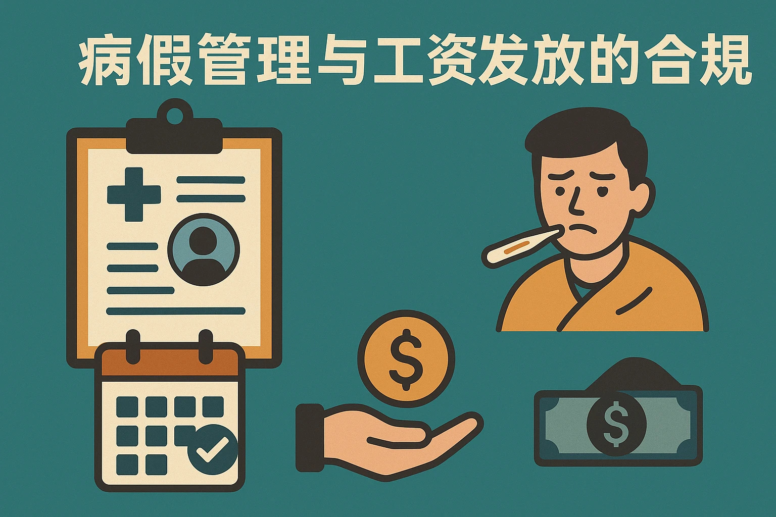 病假管理与工资发放的合规性