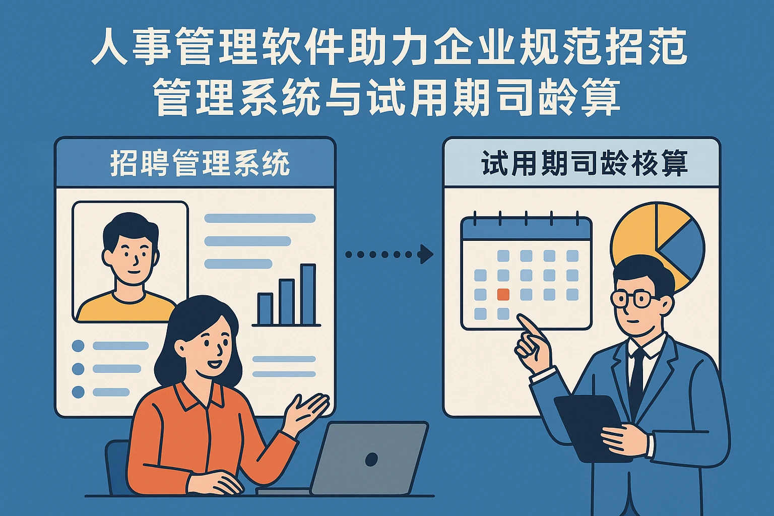 人事管理软件助力企业规范招聘管理系统与实习生司龄核算