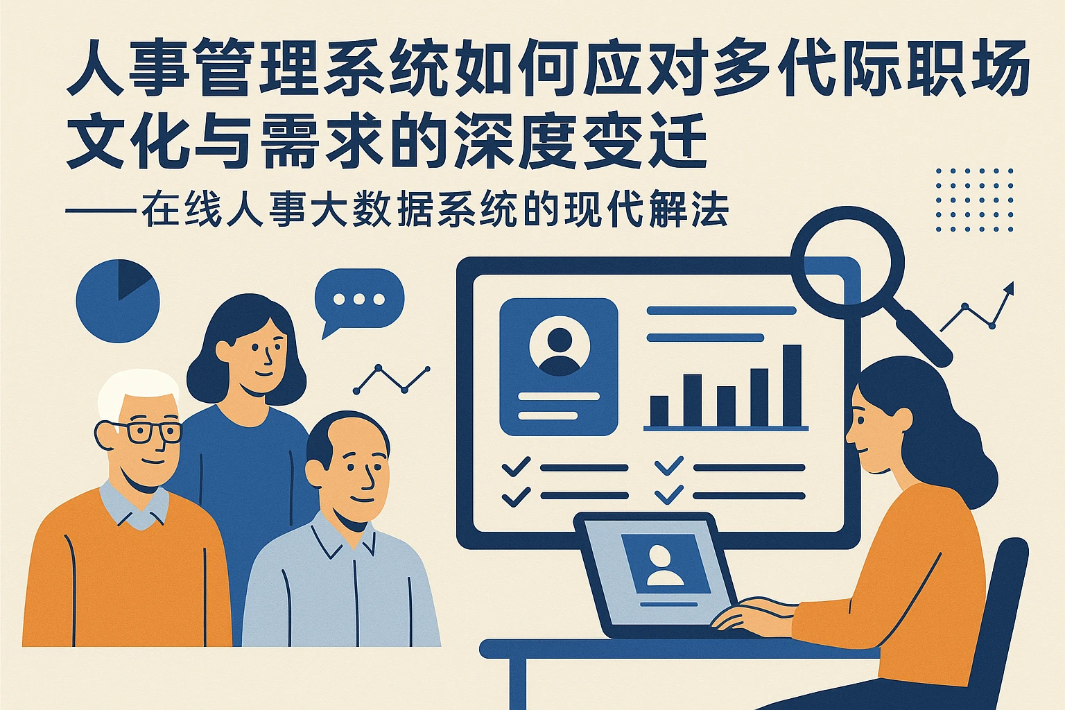 人事管理系统如何应对多代际职场文化与需求的深度变迁——在线人事大数据系统的现代解法