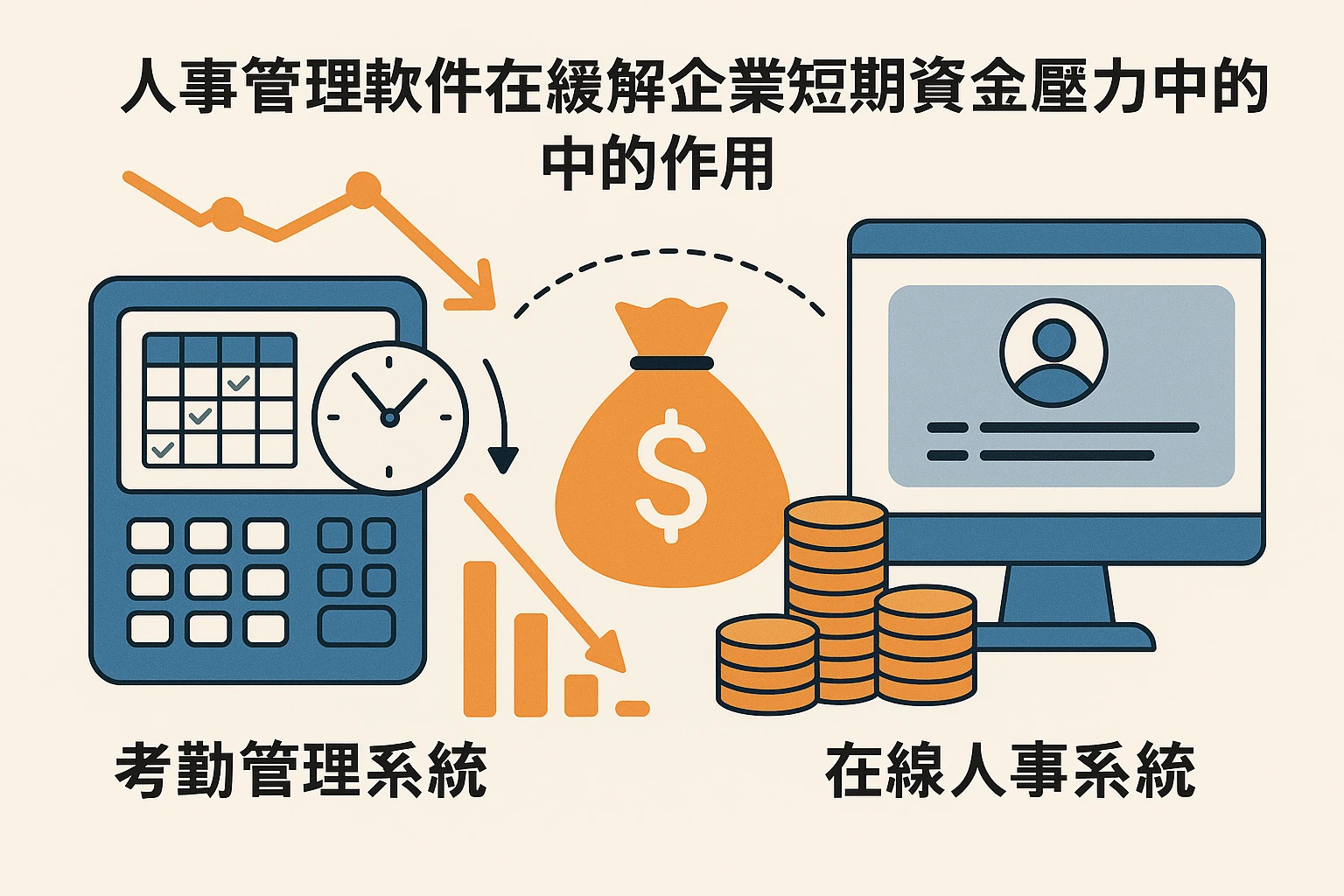 人事管理软件在缓解企业短期资金压力中的作用——聚焦考勤管理系统与在线人事系统