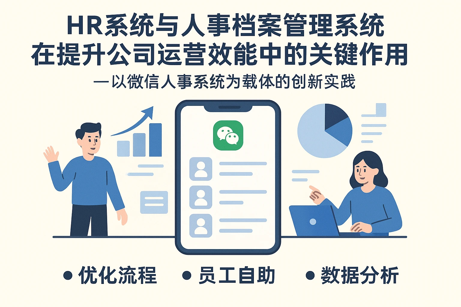 HR系统与人事档案管理系统在提升公司运营效能中的关键作用——以微信人事系统为载体的创新实践