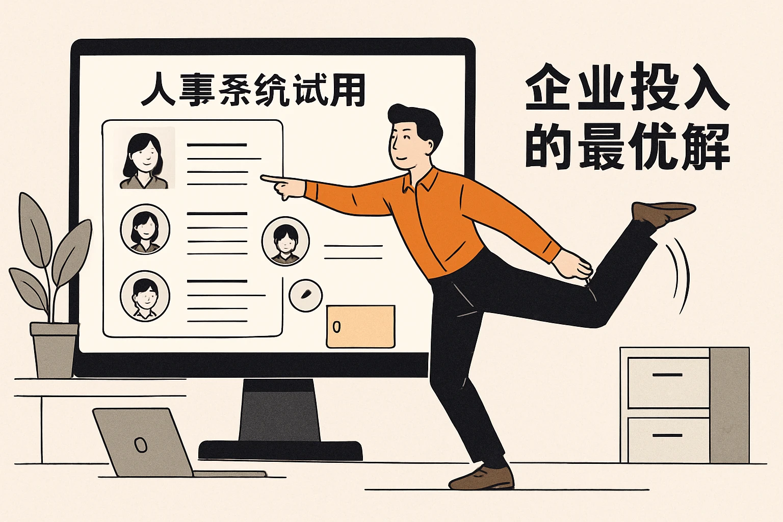 极灵活的“人事系统试用”：企业投入的最优解