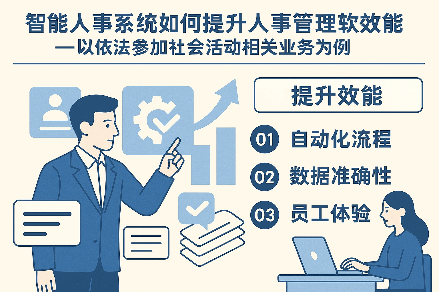 智能人事系统如何提升人事管理软件效能——以依法参加社会活动相关业务为例