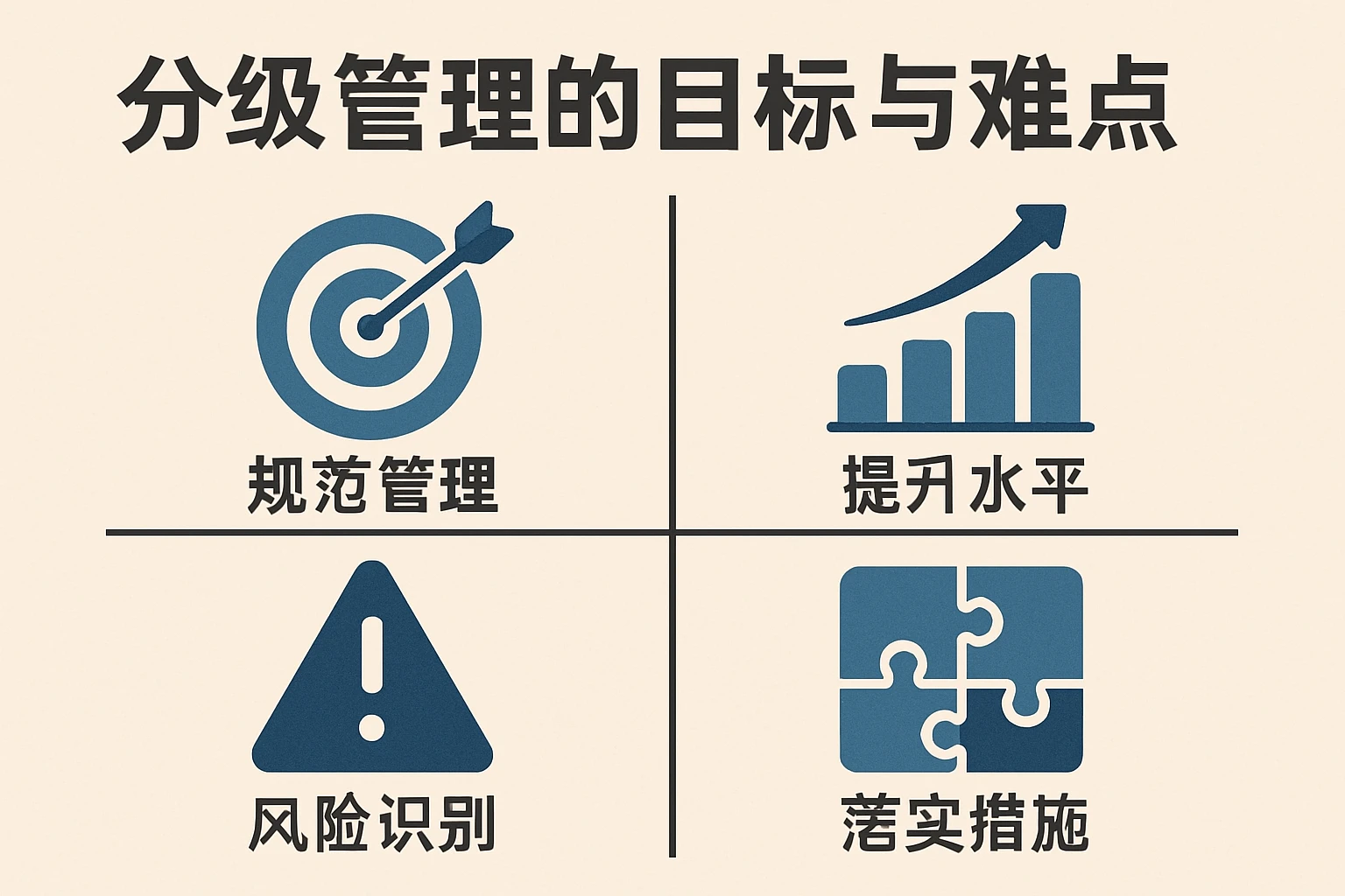 分级管理的目标与难点