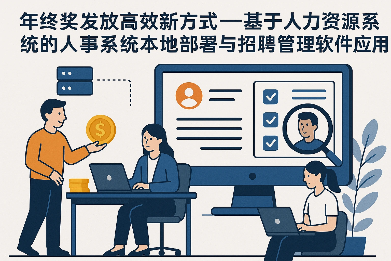 年终奖发放高效新方式——基于人力资源系统的人事系统本地部署与招聘管理软件应用