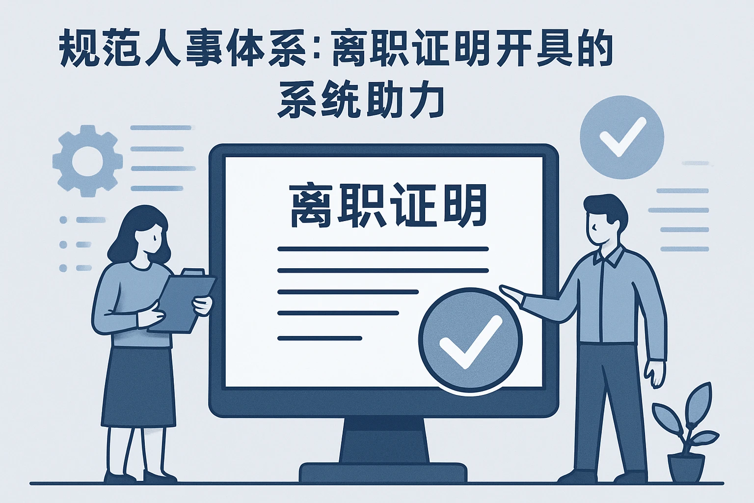 规范人事体系：离职证明开具的系统助力