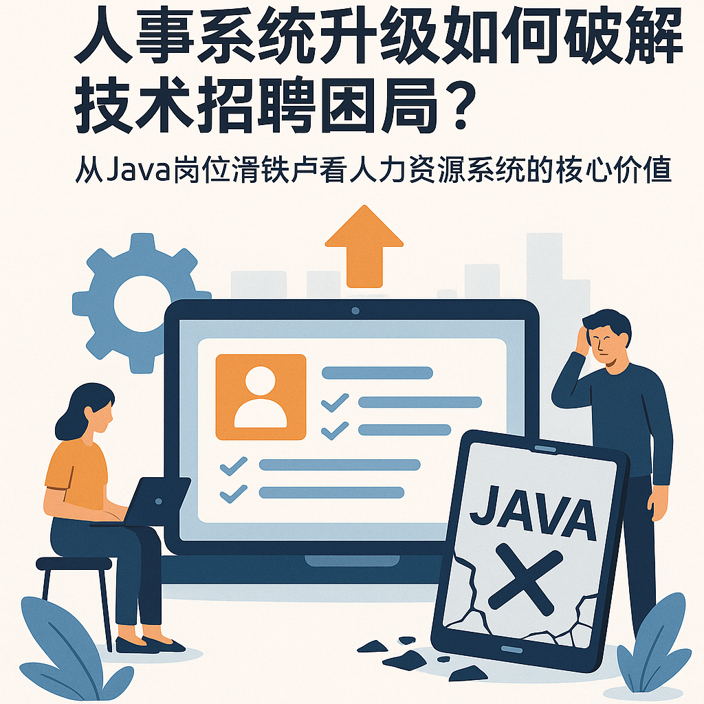 人事系统升级如何破解技术招聘困局？从Java岗位滑铁卢看人力资源系统的核心价值