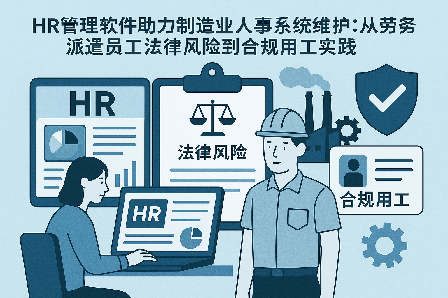 HR管理软件助力制造业人事系统维护：从劳务派遣员工法律风险到合规用工实践