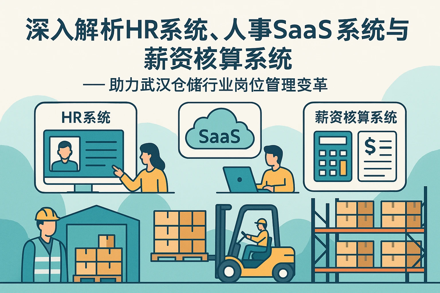 深入解析HR系统、人事SaaS系统与薪资核算系统 —— 助力武汉仓储行业岗位管理变革