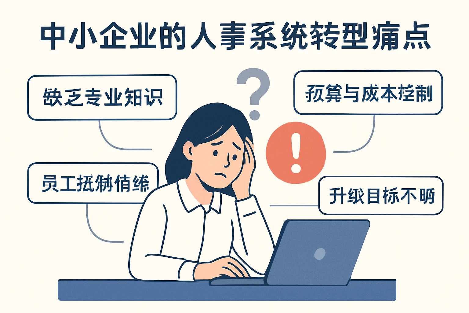 中小企业的人事系统转型痛点