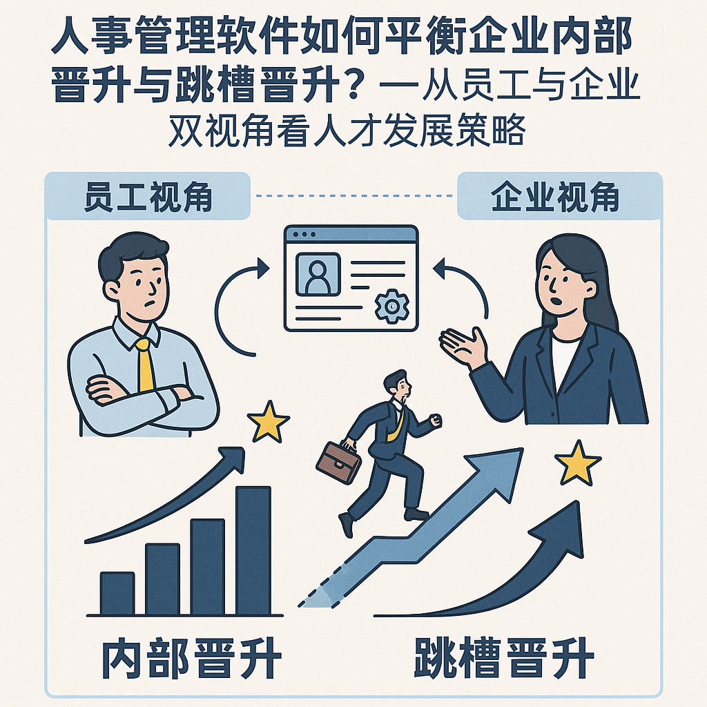人事管理软件如何平衡企业内部晋升与跳槽晋升？——从员工与企业双视角看人才发展策略