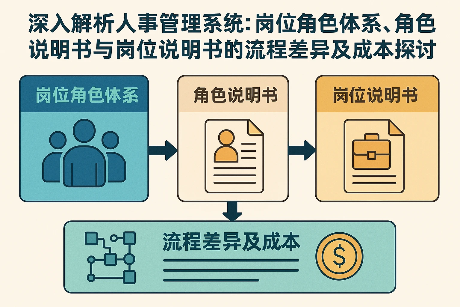 深入解析人事管理系统:岗位角色体系、角色说明书与岗位说明书的流程差异及成本探讨