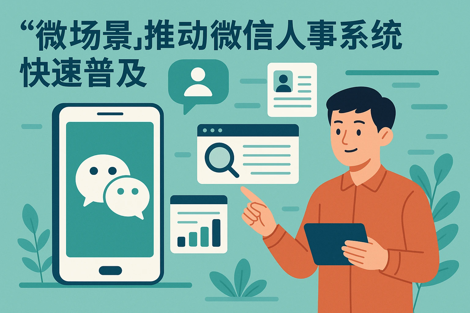 “微场景”推动微信人事系统快速普及