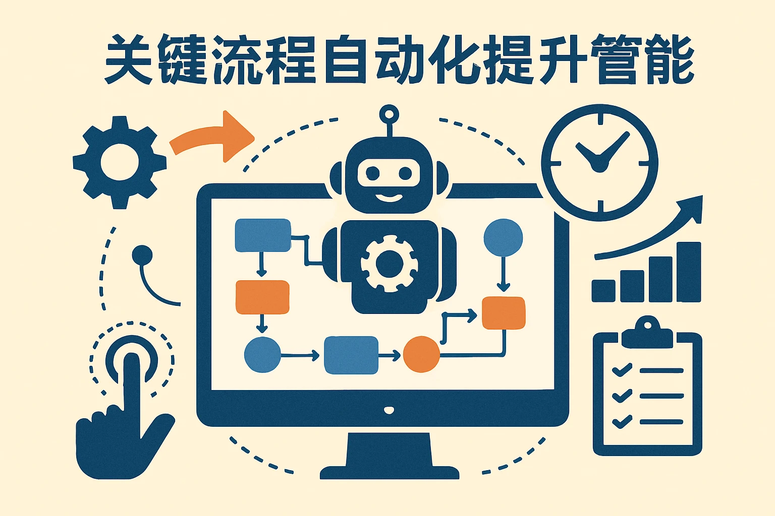 关键流程自动化提升管理效能