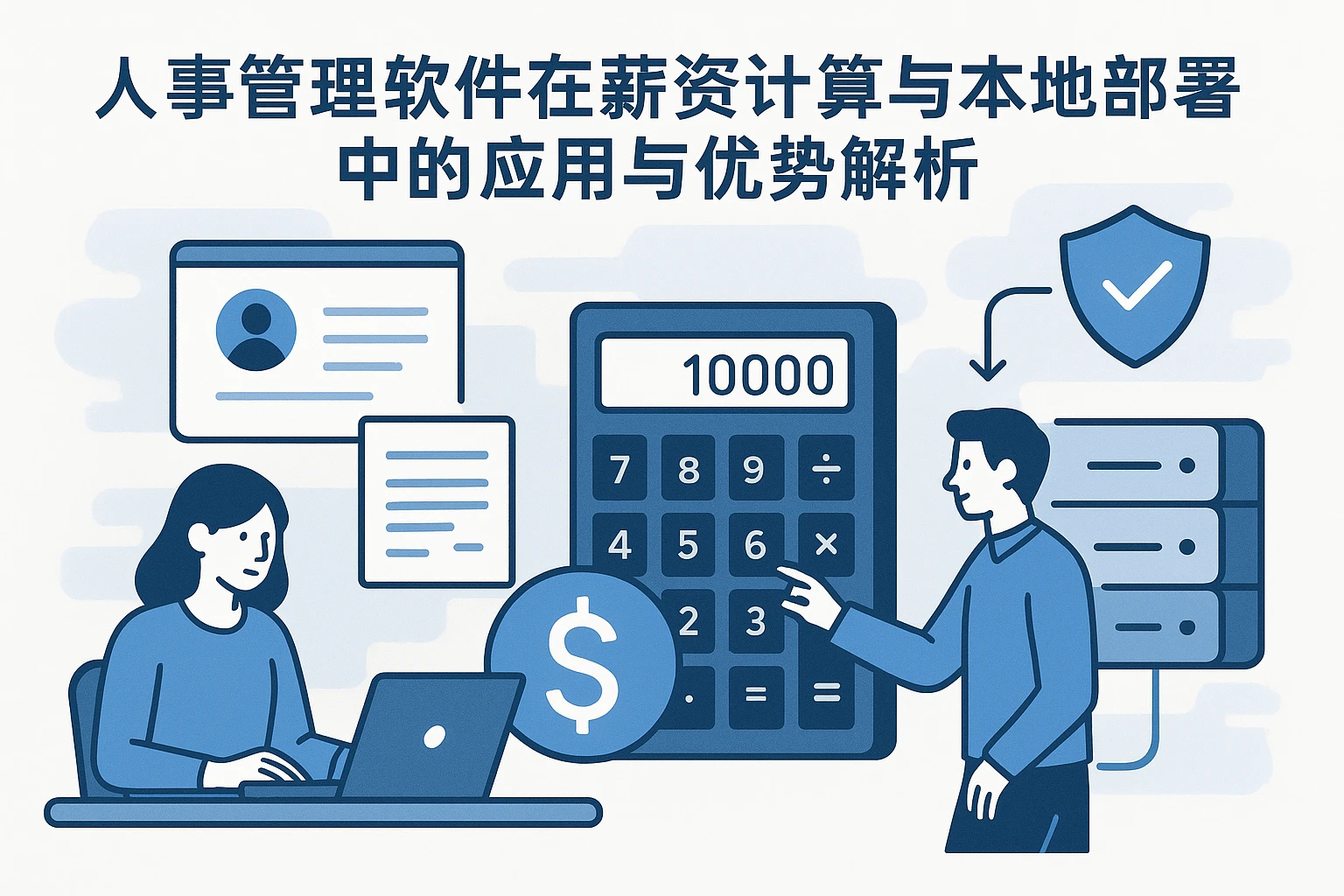 人事管理软件在薪资计算与本地部署中的应用与优势解析