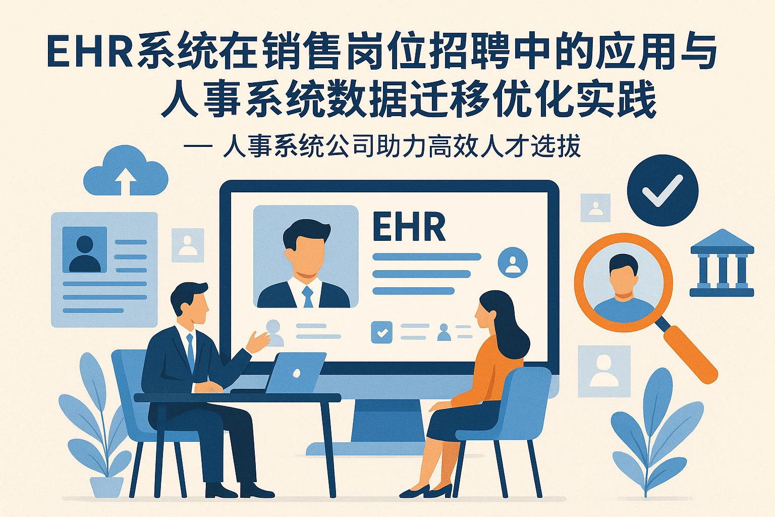 EHR系统在销售岗位招聘中的应用与人事系统数据迁移优化实践——人事系统公司助力高效人才选拔