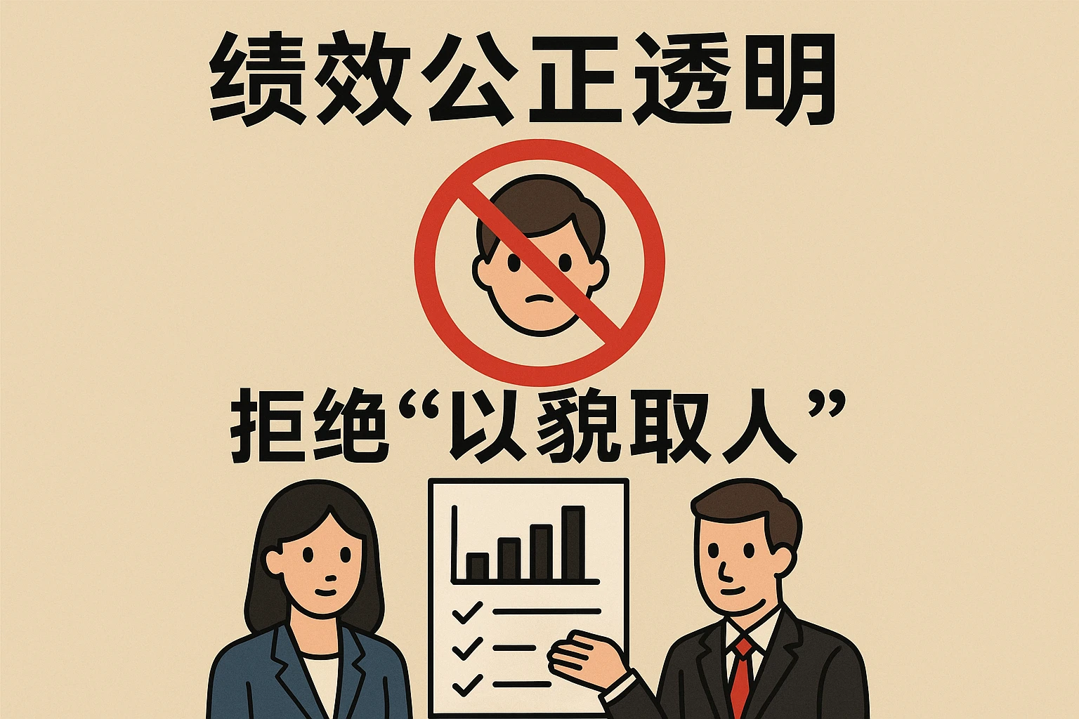 2. 绩效公正透明，拒绝“以貌取人”