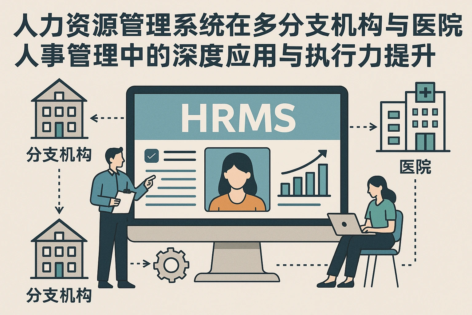 人力资源管理系统在多分支机构与医院人事管理中的深度应用与执行力提升