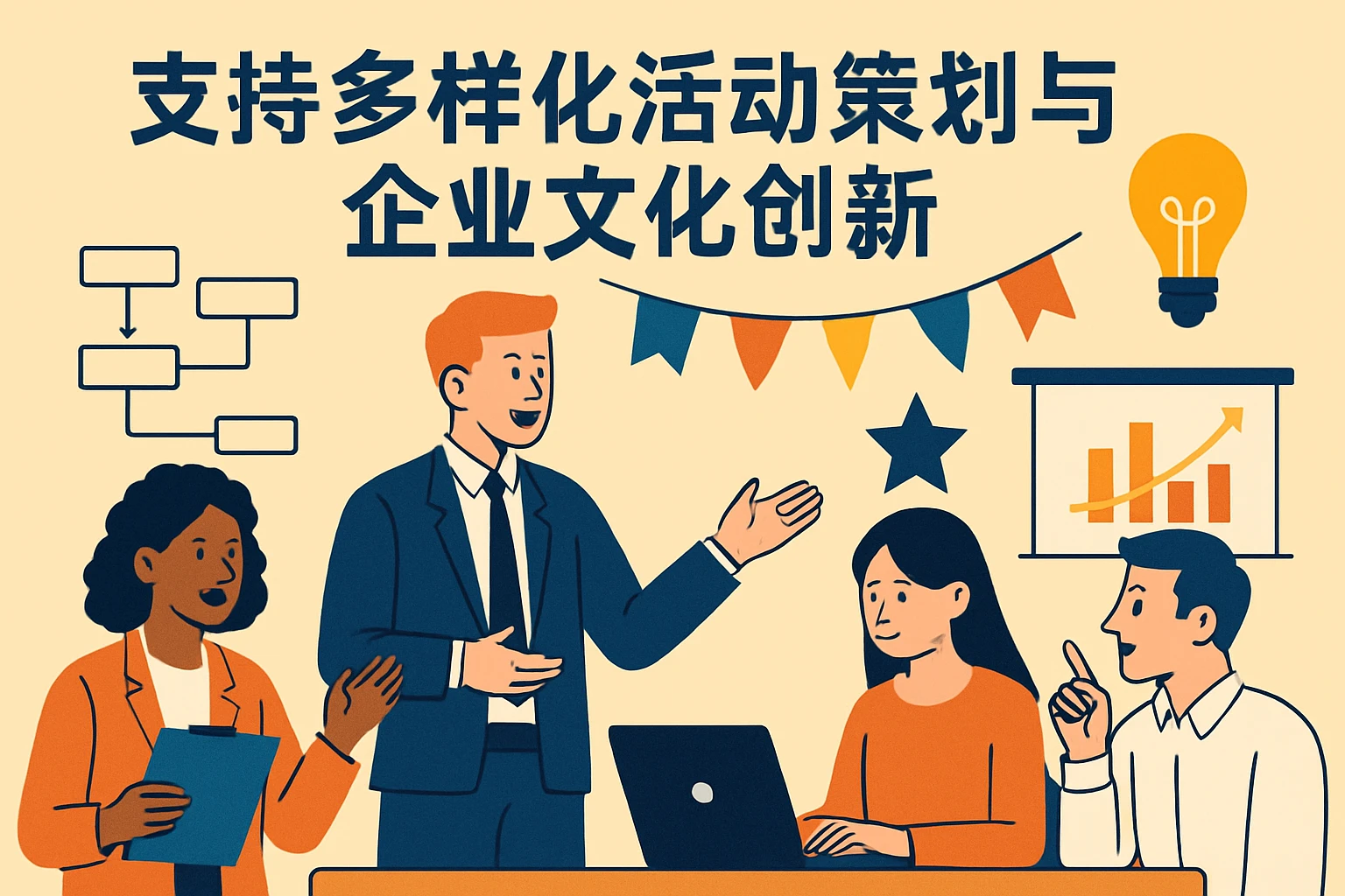 支持多样化活动策划与企业文化创新