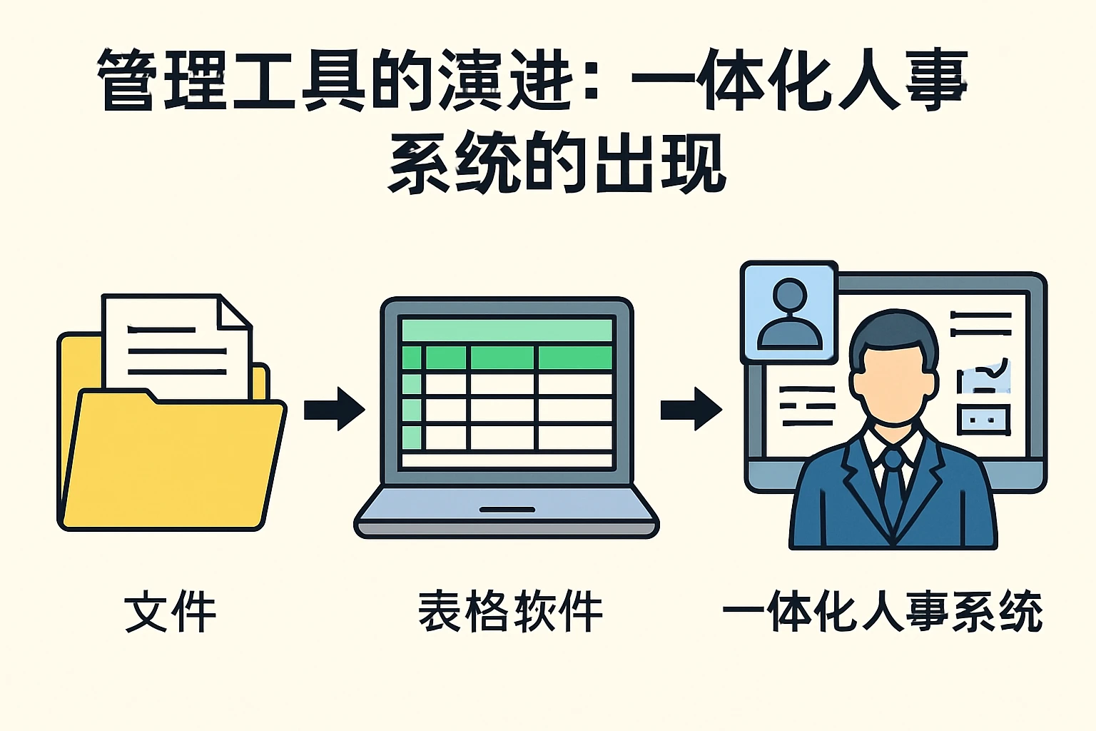 管理工具的演进：一体化人事系统的出现