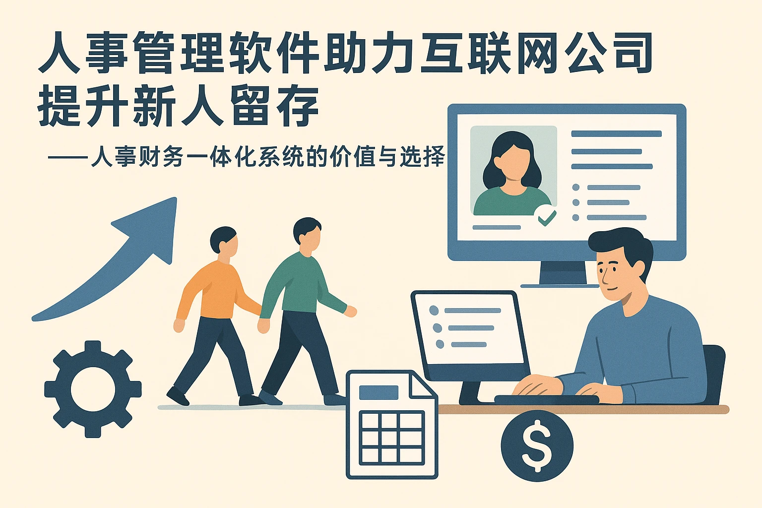 人事管理软件助力互联网公司提升新人留存——人事财务一体化系统的价值与选择