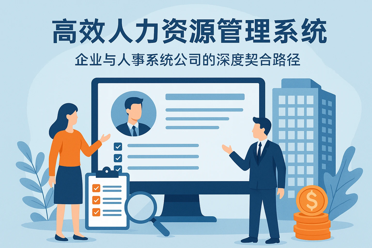 高效人力资源管理系统：企业与人事系统公司的深度契合路径