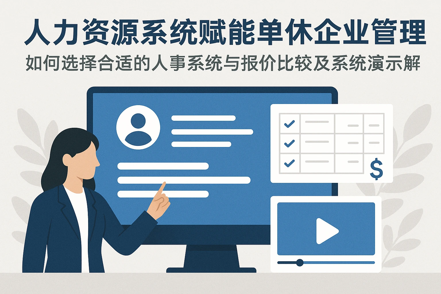 人力资源系统赋能单休企业管理——如何选择合适的人事系统与报价比较及系统演示解析