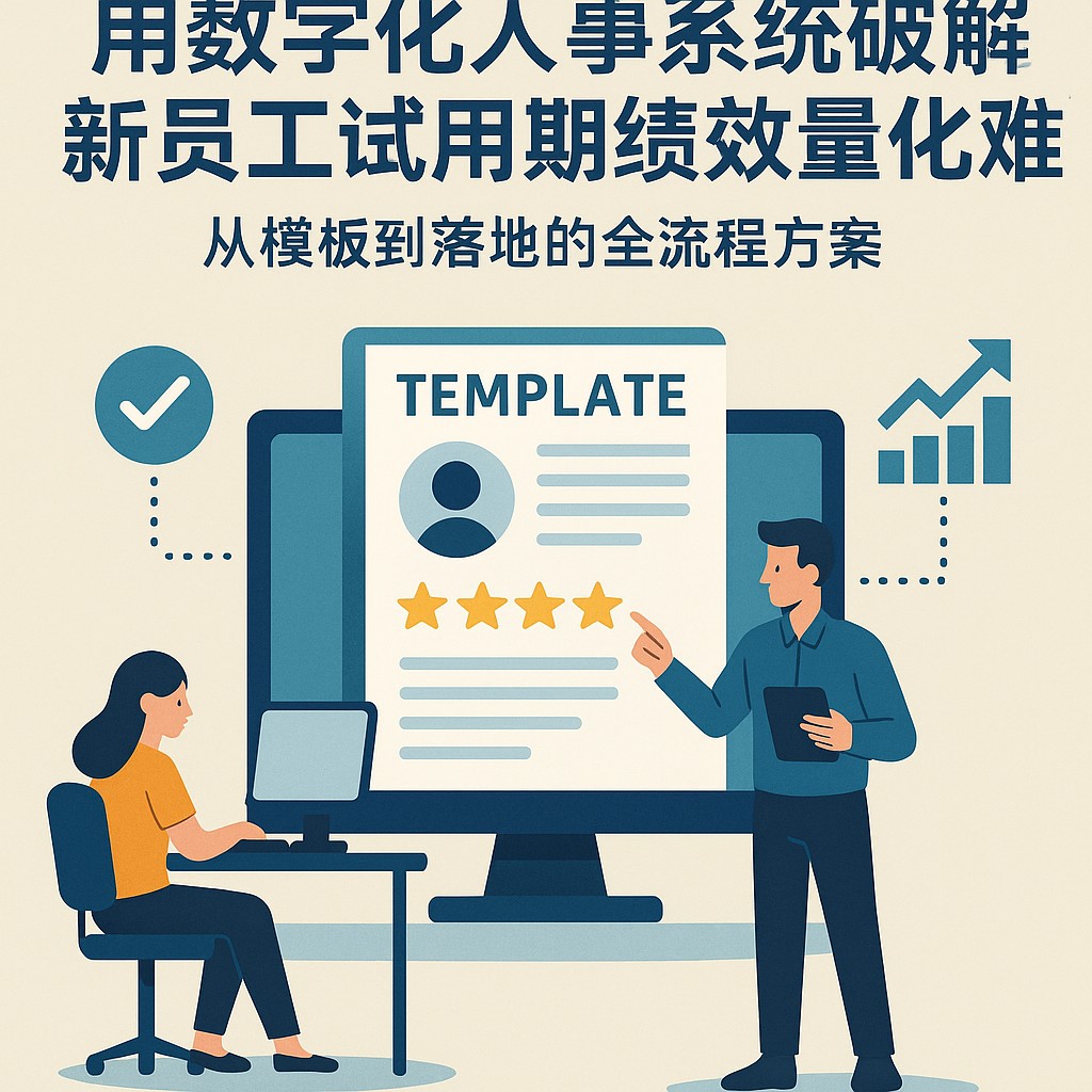 用数字化人事系统破解新员工试用期绩效量化难题：从模板到落地的全流程方案
