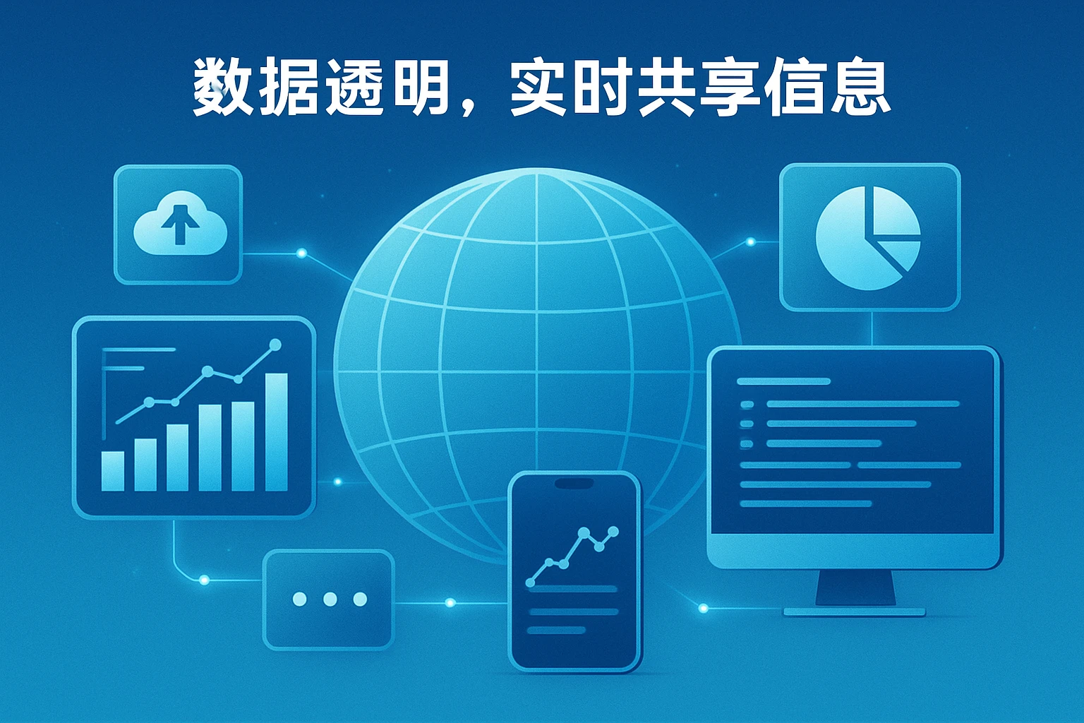数据透明，实时共享信息