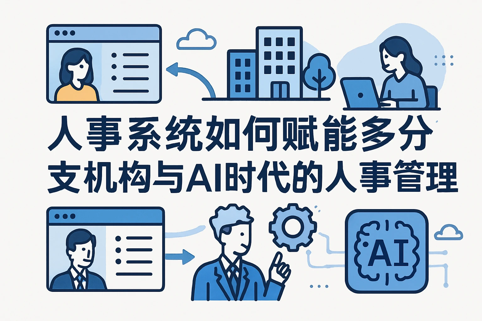 人事系统如何赋能多分支机构与AI时代的人事管理