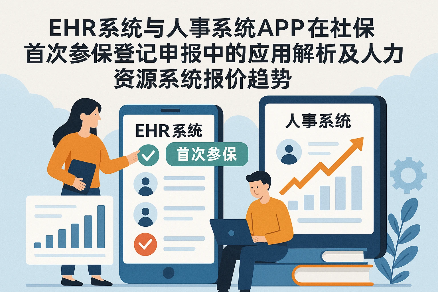 ehr系统与人事系统APP在社保首次参保登记申报中的应用解析及人力资源系统报价趋势