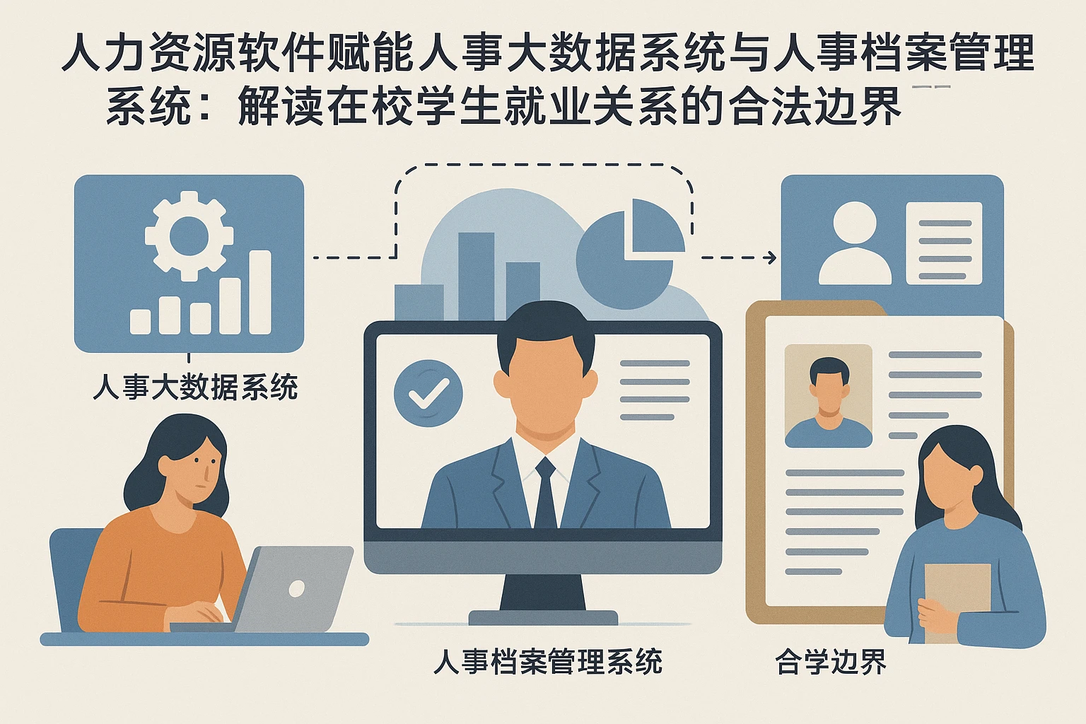 人力资源软件赋能人事大数据系统与人事档案管理系统:解读在校学生就业关系的合法边界