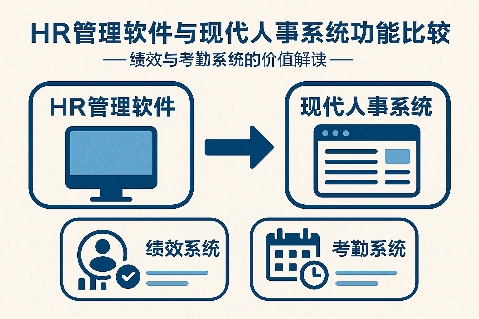 HR管理软件与现代人事系统功能比较——绩效与考勤系统的价值解读