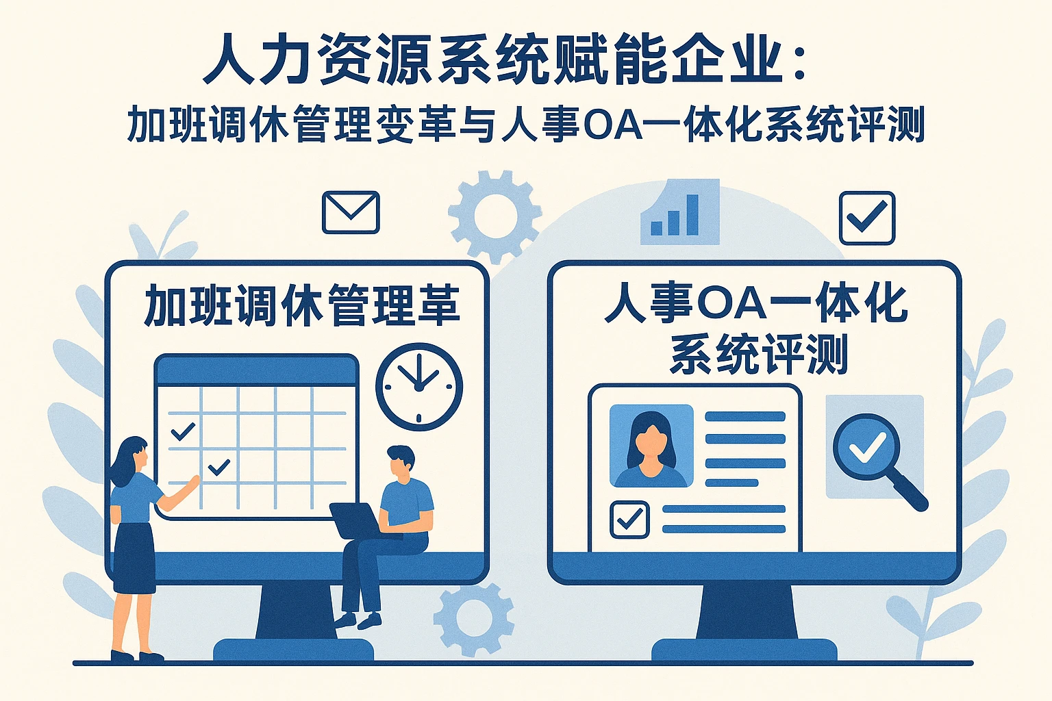 人力资源系统赋能企业：加班调休管理变革与人事OA一体化系统评测