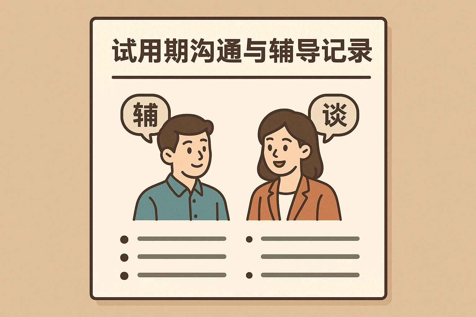 2. 试用期沟通与辅导记录