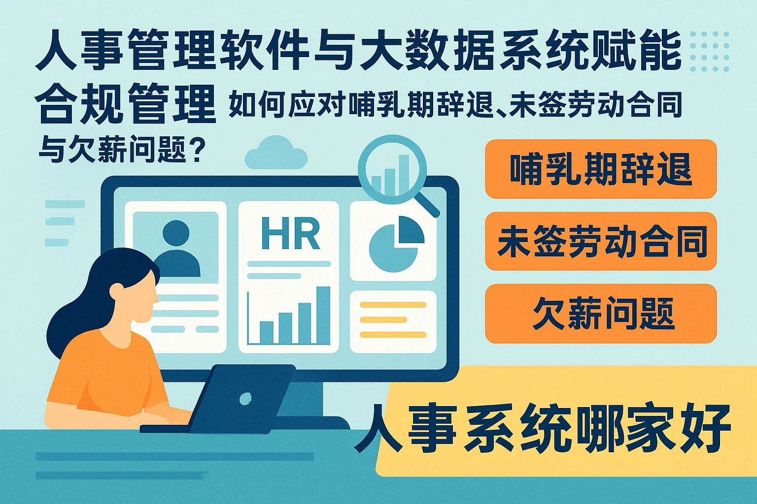 人事管理软件与大数据系统赋能合规管理：如何应对哺乳期辞退、未签劳动合同与欠薪问题？——人事系统哪家好