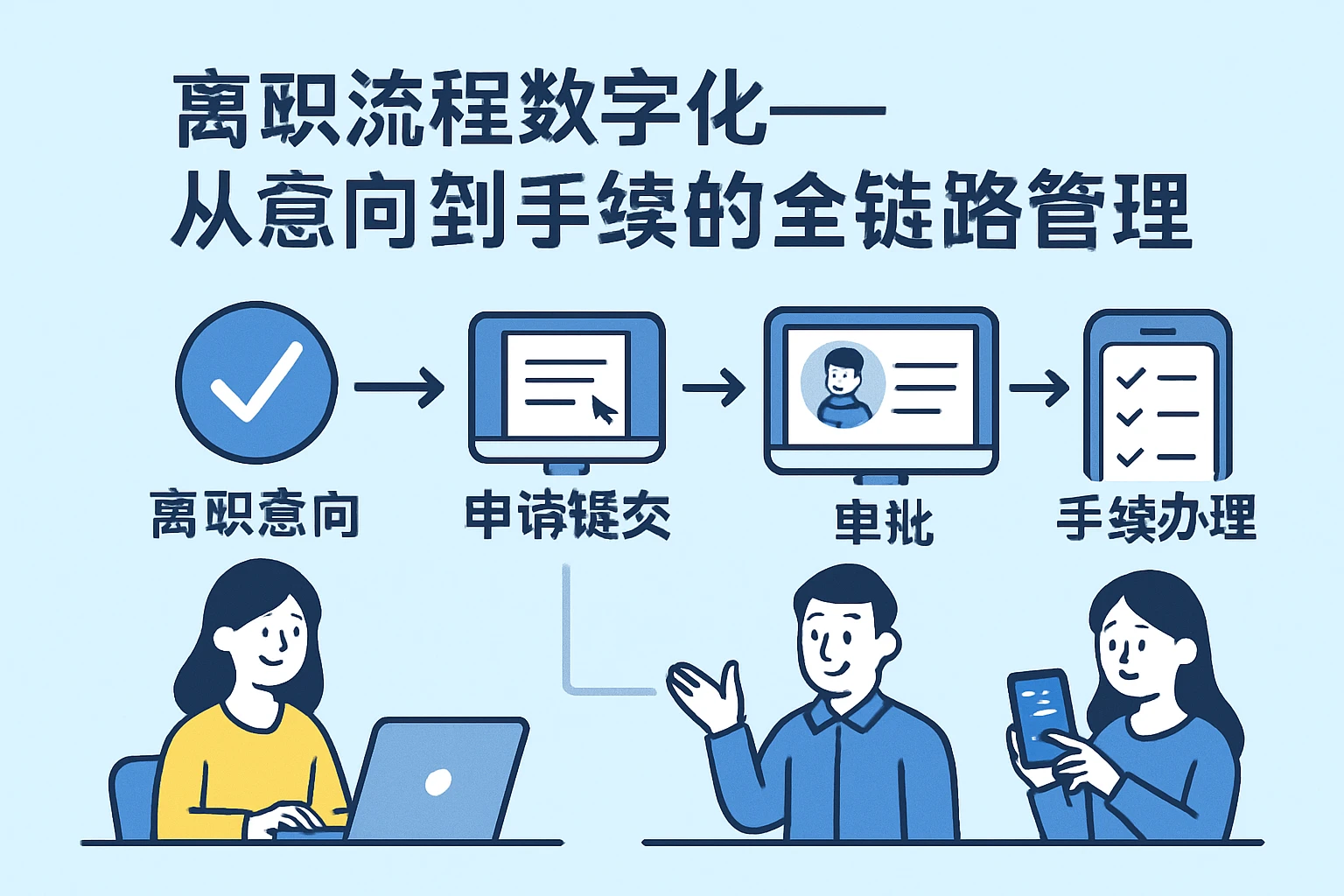 离职流程数字化——从意向到手续的全链路管理