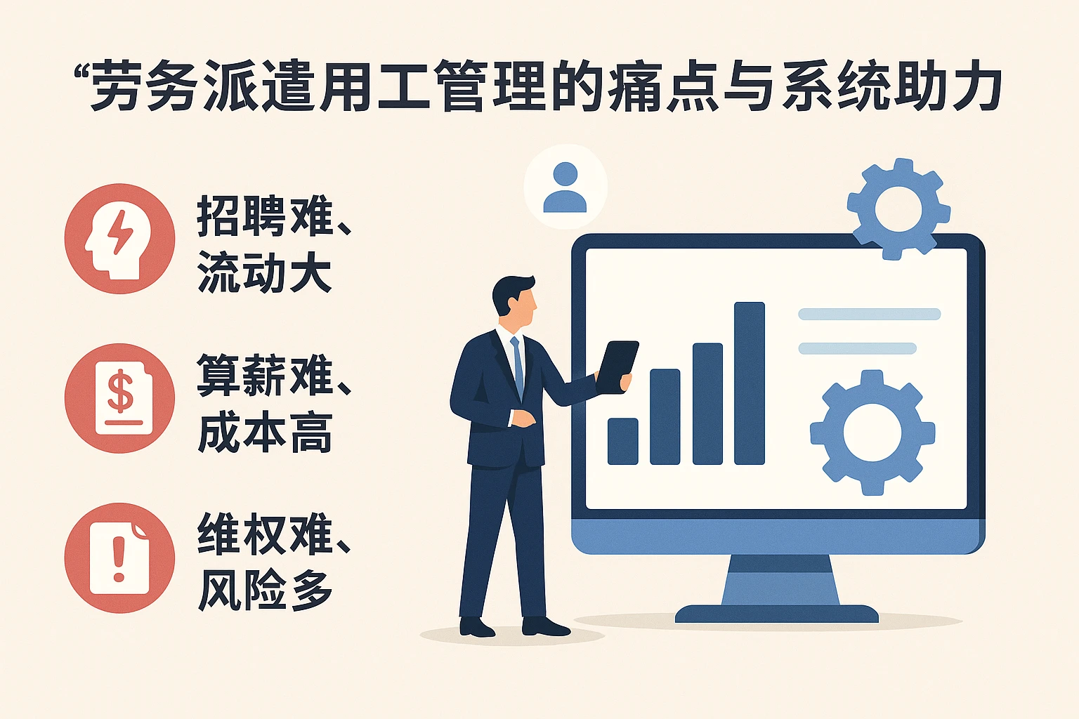 劳务派遣用工管理的痛点与系统助力