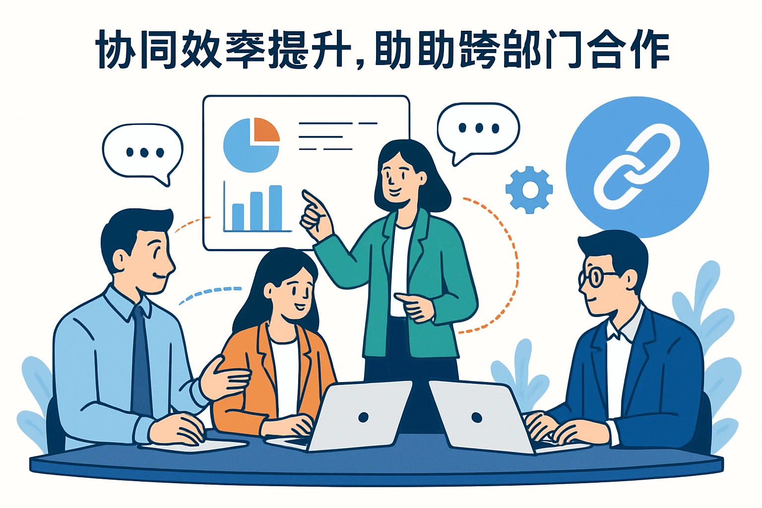 2. 协同效率提升，辅助跨部门合作